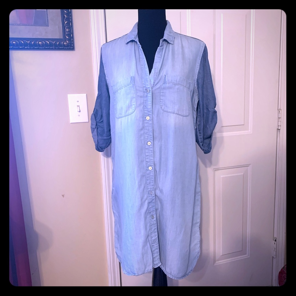 Denim Button Down - image 1